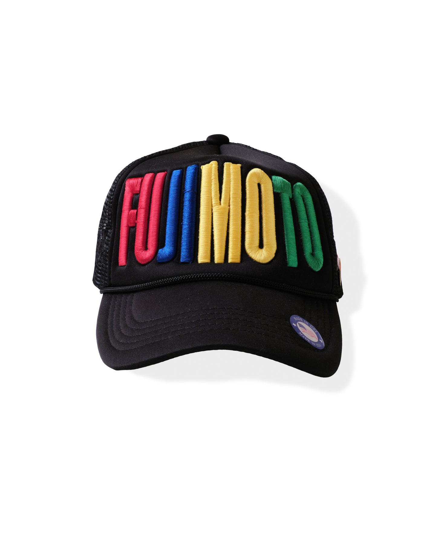 FUJI HAT - BLACK COLORFUL