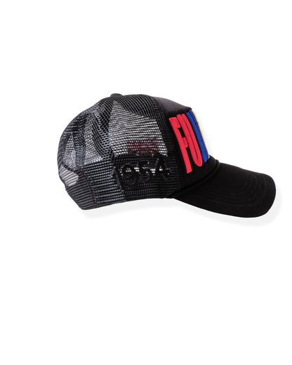 FUJI HAT - BLACK COLORFUL