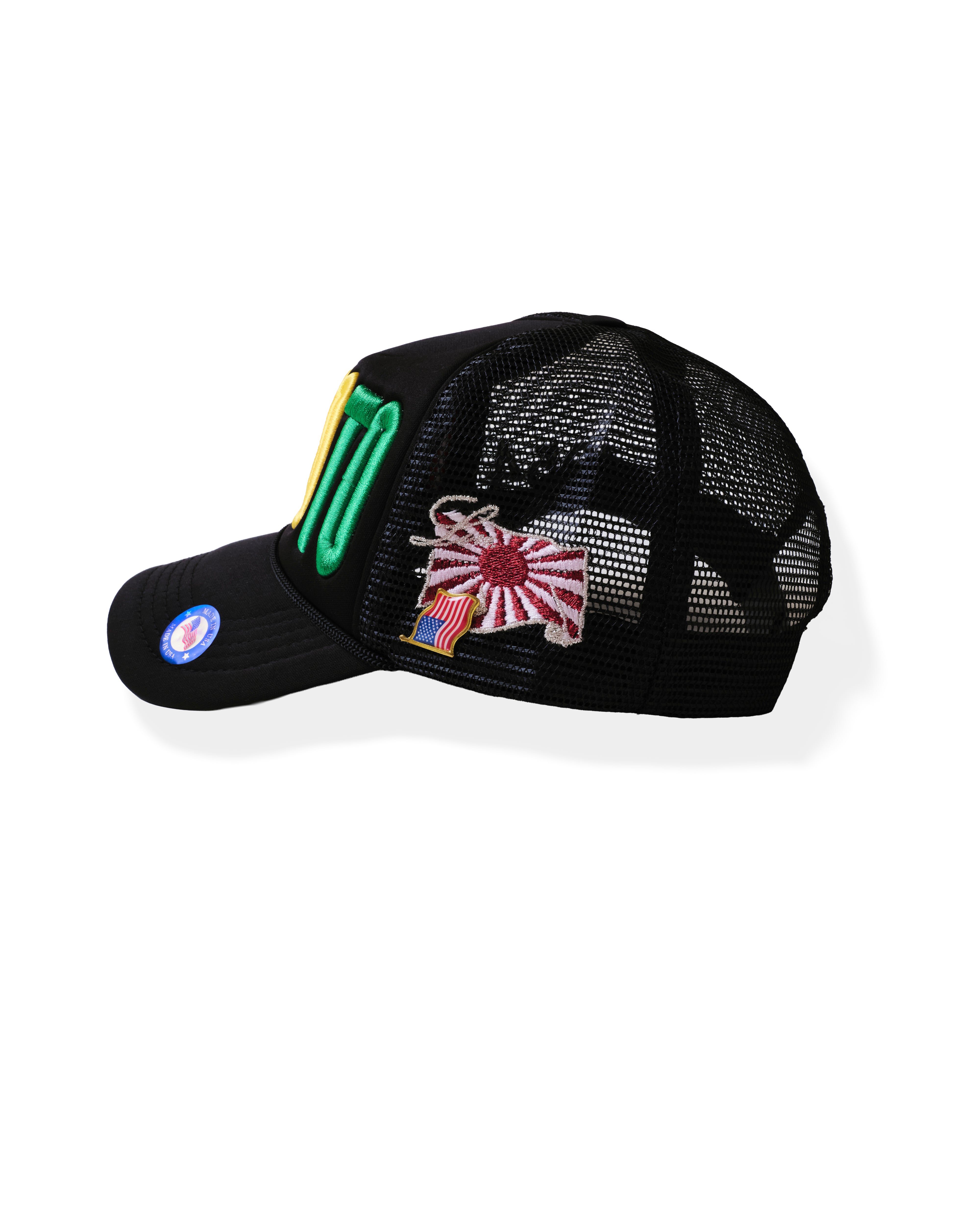 FUJI HAT - BLACK COLORFUL – FUJIMOTO BY FUJIMOTO
