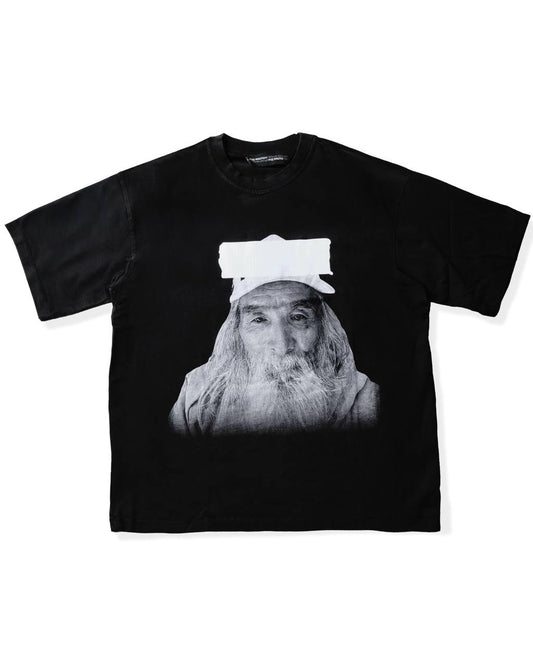 FUJI FACE TEE - TAPE BLACK